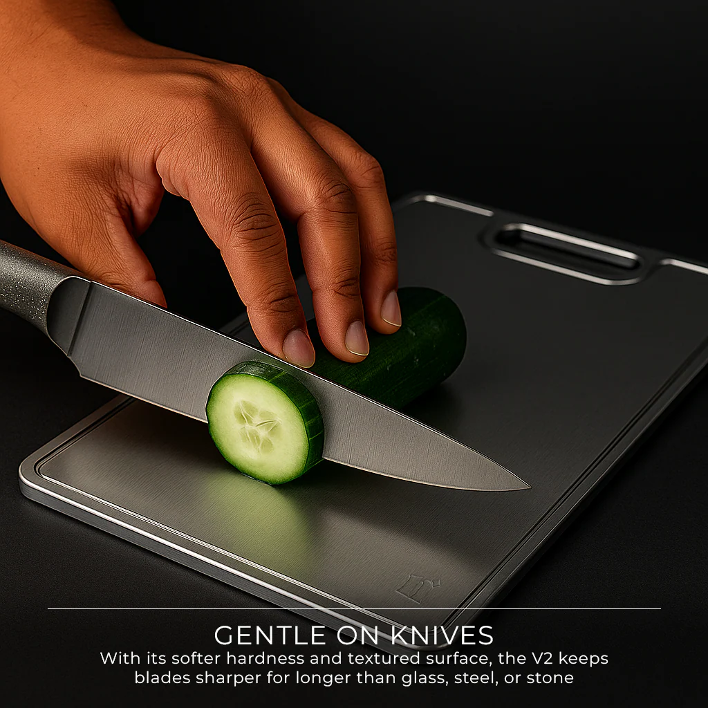 100% Pure Titanium Cutting Board V2 - Image 3