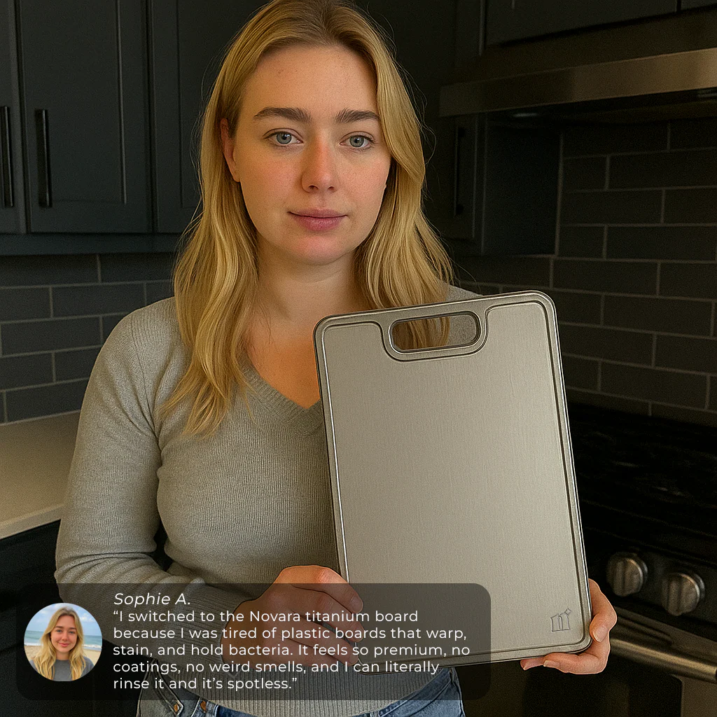 100% Pure Titanium Cutting Board V2 - Image 4