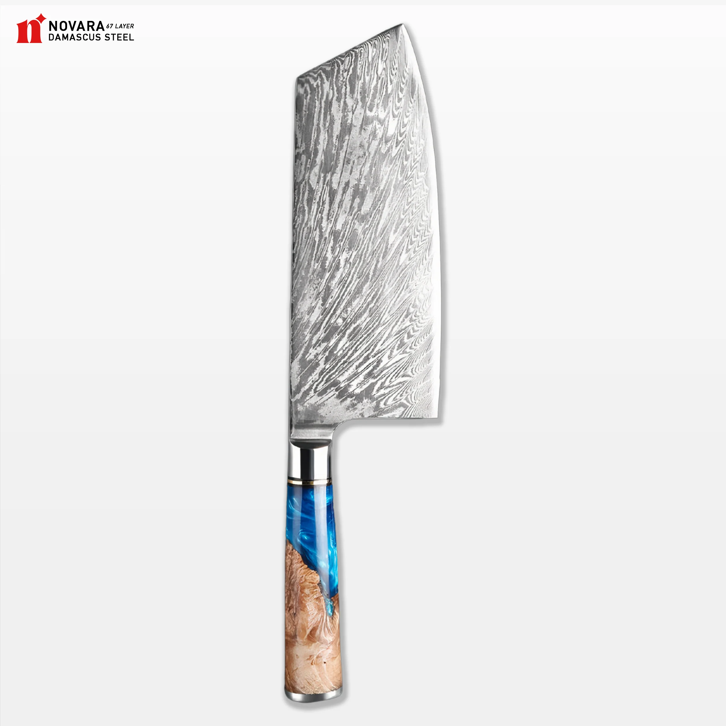 Novara Tsunami (ウェーブナイフ) - Damascus Steel Knives - Image 9